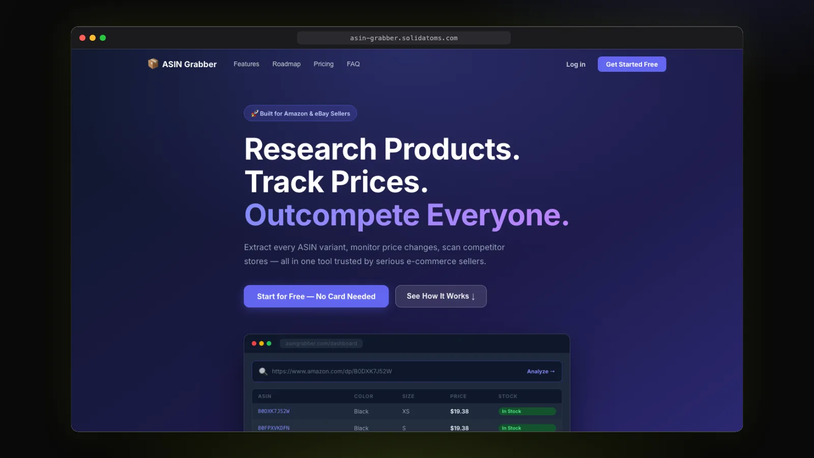 Intelligent Market Research Scraper — E-Commerce Intelligence project by SolidAtoms